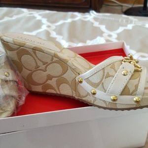 Coach wedge. Size  7.5